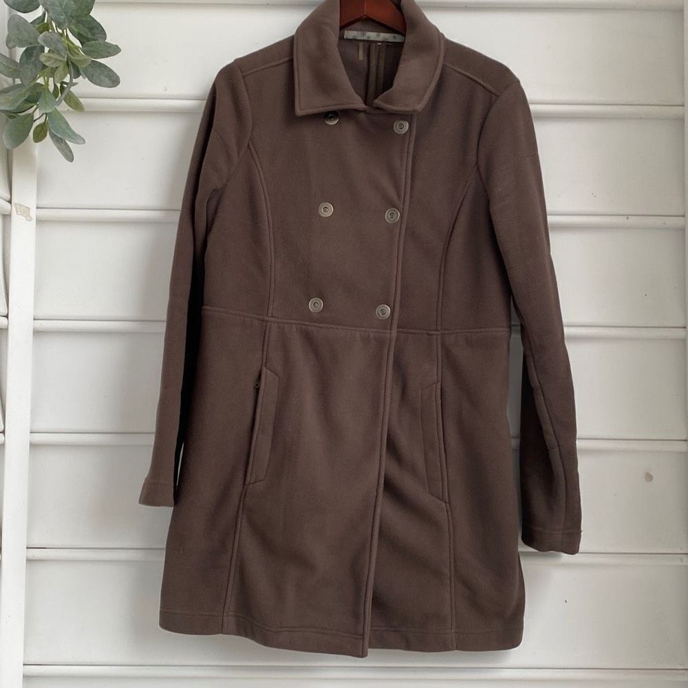 Athleta Switchback Fleece Peacoat Brown Medium‎